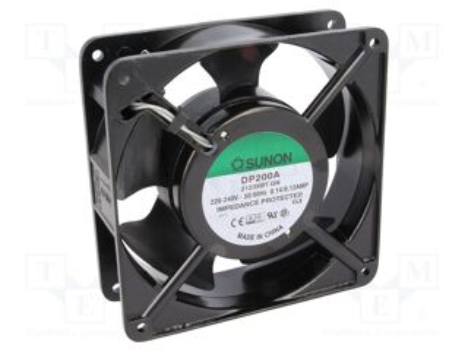 Control-panel cooling fans