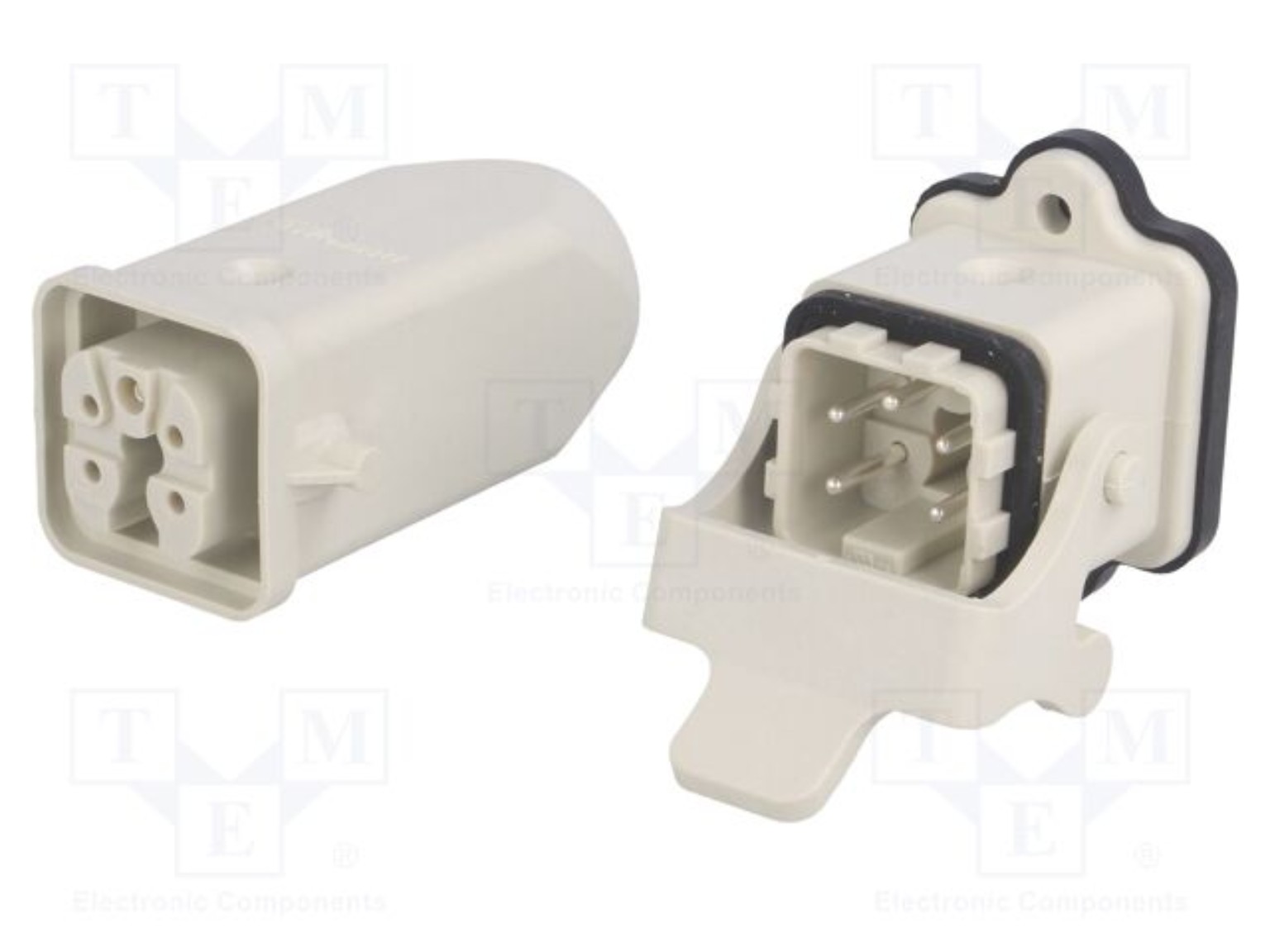 Industrial multipole connectors