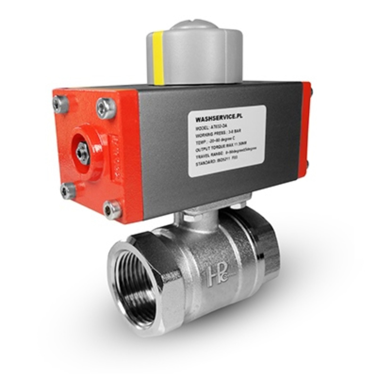 Pneumatic valve actuators